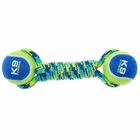 Nylon TPR Dog Tough Chew Toys Tennis With Rubber Handle Eco Friendly